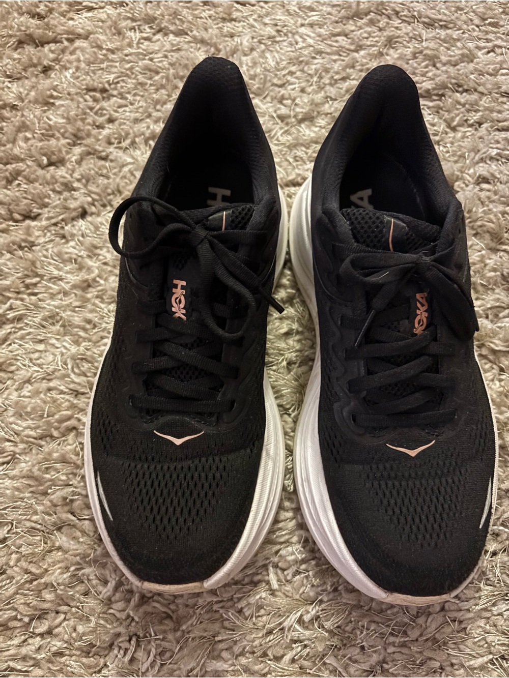 Hoka Women's Black Bondi 9 Running Shoes